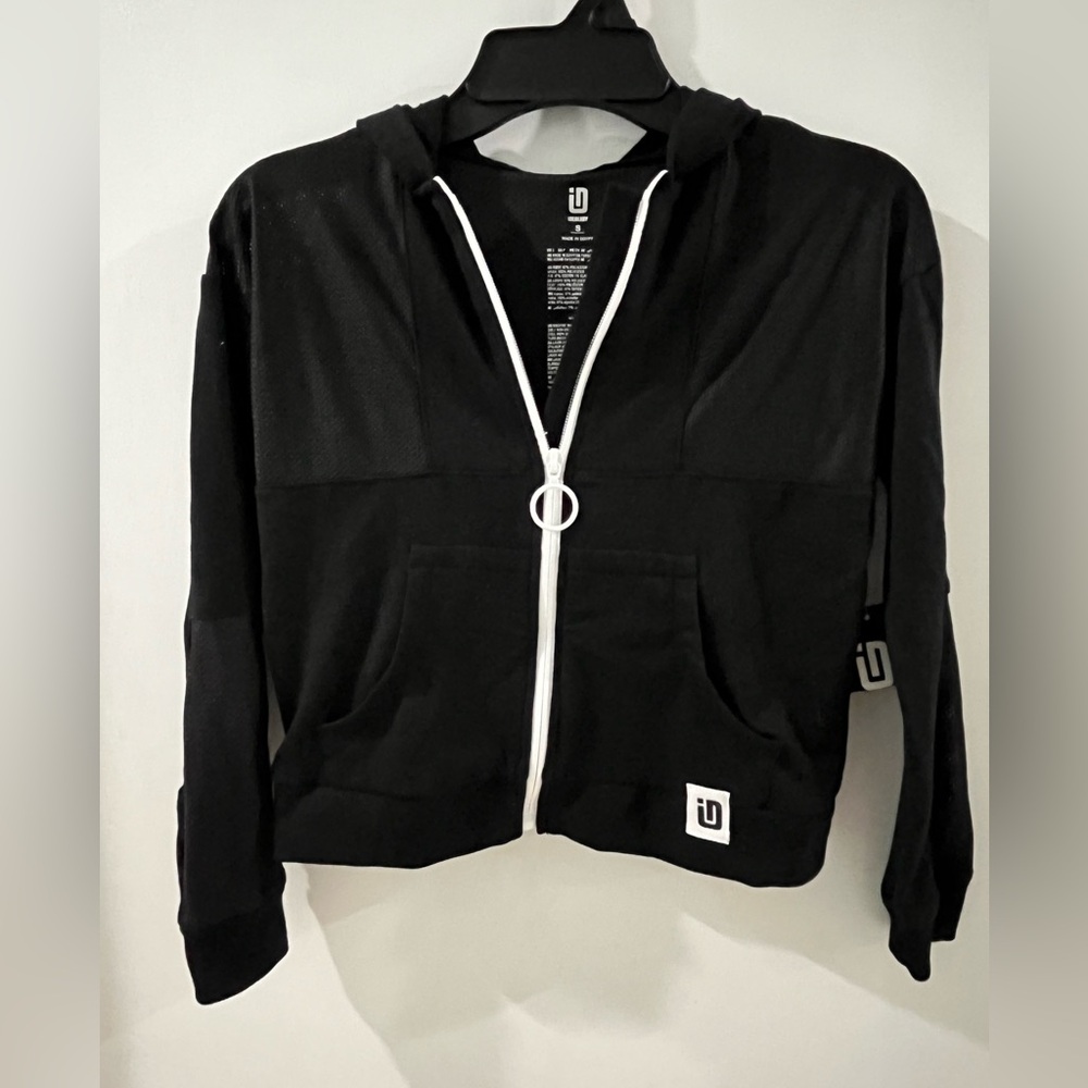 Ideology Black Zip-Up Hoodie, girl’s size small, new! - Picture 5 of 6